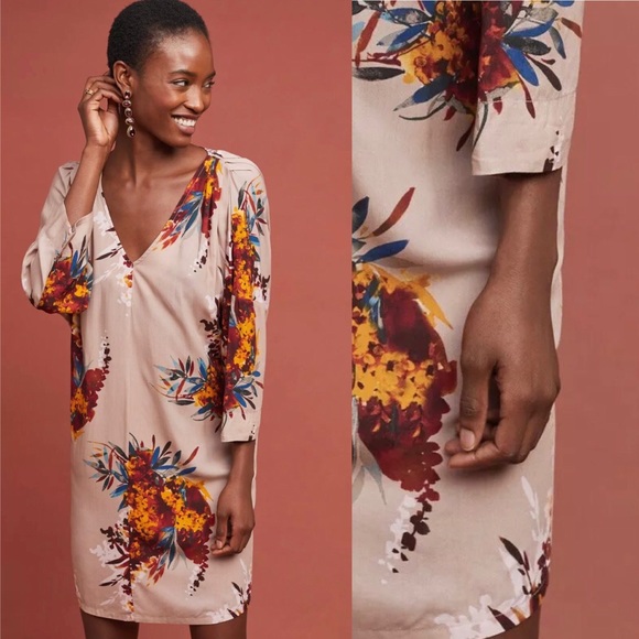 Anthropologie Dresses & Skirts - ANTHRO The Odells Forest Harvest Floral Dress Xs